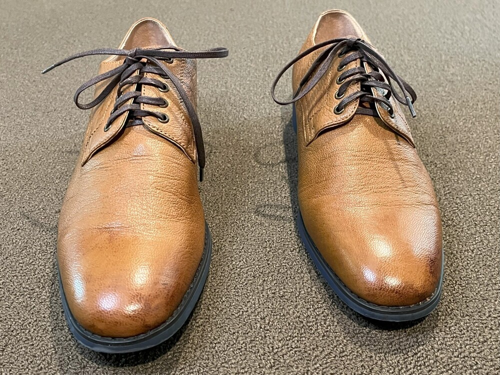 JD Fisk leather shoes size 9.5